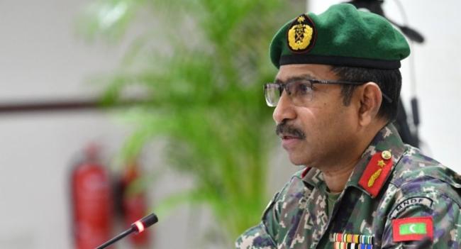 Maldivian Chief of Defense Force arrives in SL